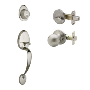 Colonial Active Handleset With Ball Interior Trim by Copper Creek