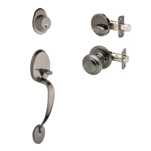 Colonial Active Handleset With Colonial Interior Trim by Copper Creek