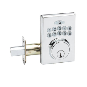 Fashion Series Push Button Electronic Deadbolt by Copper Creek
