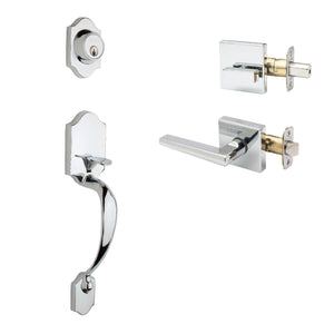 Heritage Active Handleset With Verona Interior Trim by Copper Creek