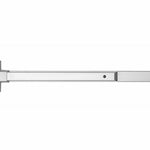 Commercial Grade-1 Rim Exit Device by Bulldog - AL Finish